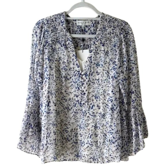 New Hale Bob Cheetah Printed Top - Picture 1 of 3